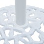 Base de sombrilla de hierro fundido blanco 12 kg 48 cm de vidaXL, Bases para sombrillas - Ref: Foro24-47860, Precio: 60,89 €,...