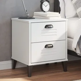 Mesita de noche VIKEN madera de ingeniería blanca de , Mesitas de noche - Ref: Foro24-374908, Precio: 51,32 €, Descuento: %