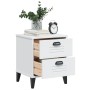 Mesita de noche VIKEN madera de ingeniería blanca de , Mesitas de noche - Ref: Foro24-374908, Precio: 51,95 €, Descuento: %