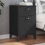 Mesita de noche VIKEN madera de ingeniería negra de , Mesitas de noche - Ref: Foro24-374915, Precio: 57,41 €, Descuento: %