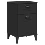 Mesita de noche VIKEN madera de ingeniería negra de , Mesitas de noche - Ref: Foro24-374915, Precio: 57,41 €, Descuento: %