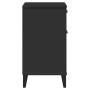 Mesita de noche VIKEN madera de ingeniería negra de , Mesitas de noche - Ref: Foro24-374915, Precio: 57,41 €, Descuento: %