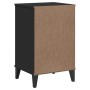 Mesita de noche VIKEN madera de ingeniería negra de , Mesitas de noche - Ref: Foro24-374915, Precio: 57,41 €, Descuento: %