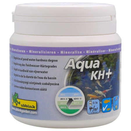 Ubbink Tratamiento de agua para estanques Aqua KH+ 500 g para 5000 l de , Accesorios para estanques y fuentes - Ref: Foro24-4...