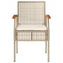 Set muebles de jardín 4 piezas y cojines ratán sintético beige de , Conjuntos de jardín - Ref: Foro24-366268, Precio: 196,59 ...