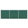 Arriate de jardín de acero galvanizado verde 240x40x77 cm de vidaXL, Maceteros y jardineras - Ref: Foro24-47041, Precio: 58,6...