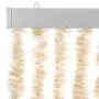 Cortina antimoscas chenilla beige y blanco 90x200 cm de , Mosquiteras para ventanas - Ref: Foro24-377341, Precio: 59,01 €, De...