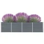 Jardinera elevada acero galvanizado gris 320x40x77 cm de vidaXL, Maceteros y jardineras - Ref: Foro24-47048, Precio: 94,62 €,...