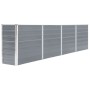 Jardinera elevada acero galvanizado gris 320x40x77 cm de vidaXL, Maceteros y jardineras - Ref: Foro24-47048, Precio: 98,69 €,...