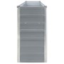 Jardinera elevada acero galvanizado gris 320x40x77 cm de vidaXL, Maceteros y jardineras - Ref: Foro24-47048, Precio: 98,69 €,...