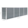 Jardinera elevada acero galvanizado gris 320x40x77 cm de vidaXL, Maceteros y jardineras - Ref: Foro24-47048, Precio: 98,69 €,...