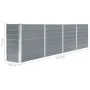 Jardinera elevada acero galvanizado gris 320x40x77 cm de vidaXL, Maceteros y jardineras - Ref: Foro24-47048, Precio: 94,62 €,...