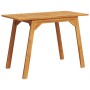 Mesa de comedor de jardín madera maciza de acacia 110x56x75 cm de , Mesas de jardín - Ref: Foro24-366372, Precio: 93,01 €, De...