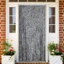 Cortina antimoscas chenilla gris negro y blanco 100x200 cm de , Mosquiteras para ventanas - Ref: Foro24-377336, Precio: 60,67...