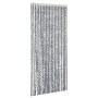 Cortina antimoscas chenilla gris negro y blanco 100x200 cm de , Mosquiteras para ventanas - Ref: Foro24-377336, Precio: 60,67...