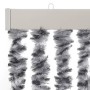 Cortina antimoscas chenilla gris negro y blanco 100x200 cm de , Mosquiteras para ventanas - Ref: Foro24-377336, Precio: 60,67...