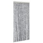 Cortina antimoscas chenilla gris negro y blanco 90x200 cm de , Mosquiteras para ventanas - Ref: Foro24-377334, Precio: 59,74 ...