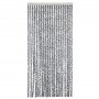 Cortina antimoscas chenilla gris negro y blanco 90x200 cm de , Mosquiteras para ventanas - Ref: Foro24-377334, Precio: 59,74 ...
