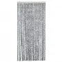 Cortina antimoscas chenilla gris negro y blanco 90x200 cm de , Mosquiteras para ventanas - Ref: Foro24-377334, Precio: 62,50 ...