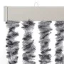 Cortina antimoscas chenilla gris negro y blanco 90x200 cm de , Mosquiteras para ventanas - Ref: Foro24-377334, Precio: 62,50 ...