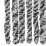 Cortina antimoscas chenilla gris negro y blanco 90x200 cm de , Mosquiteras para ventanas - Ref: Foro24-377334, Precio: 59,74 ...
