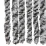 Cortina antimoscas chenilla gris negro y blanco 90x200 cm de , Mosquiteras para ventanas - Ref: Foro24-377334, Precio: 62,50 ...