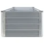 Arriate de jardín de acero galvanizado gris 320x40x45 cm de vidaXL, Maceteros y jardineras - Ref: Foro24-47052, Precio: 68,61...