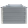 Arriate de jardín de acero galvanizado gris 320x40x45 cm de vidaXL, Maceteros y jardineras - Ref: Foro24-47052, Precio: 71,54...