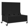 Mesa de centro con ruedas madera ingeniería negro 91x55x34 cm de , Mesas de centro - Ref: Foro24-842296, Precio: 96,49 €, Des...