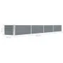 Arriate de jardín de acero galvanizado gris 320x40x45 cm de vidaXL, Maceteros y jardineras - Ref: Foro24-47052, Precio: 68,61...