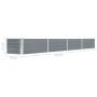 Arriate de jardín de acero galvanizado gris 320x40x45 cm de vidaXL, Maceteros y jardineras - Ref: Foro24-47052, Precio: 71,54...