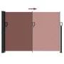 Toldo lateral retráctil marrón 140x300 cm de , Sombrillas - Ref: Foro24-4004299, Precio: 96,45 €, Descuento: %