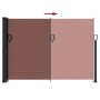 Toldo lateral retráctil marrón 140x300 cm de , Sombrillas - Ref: Foro24-4004299, Precio: 99,26 €, Descuento: %