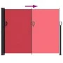 Toldo lateral retráctil rojo 160x500 cm de , Sombrillas - Ref: Foro24-4004432, Precio: 95,94 €, Descuento: %