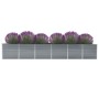 Arriate de jardín de acero galvanizado gris 480x80x77 cm de vidaXL, Maceteros y jardineras - Ref: Foro24-47068, Precio: 154,1...