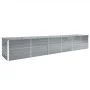 Arriate de jardín de acero galvanizado gris 480x80x77 cm de vidaXL, Maceteros y jardineras - Ref: Foro24-47068, Precio: 147,3...