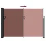 Toldo lateral retráctil marrón 140x600 cm de , Sombrillas - Ref: Foro24-4004509, Precio: 120,40 €, Descuento: %