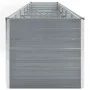 Arriate de jardín de acero galvanizado gris 480x80x77 cm de vidaXL, Maceteros y jardineras - Ref: Foro24-47068, Precio: 147,3...