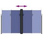 Toldo lateral retráctil azul 200x600 cm de , Sombrillas - Ref: Foro24-4004851, Precio: 173,39 €, Descuento: %