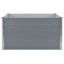Jardinera elevada de acero galvanizado gris 100x100x45 cm de vidaXL, Maceteros y jardineras - Ref: Foro24-47022, Precio: 36,6...