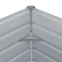 Jardinera elevada de acero galvanizado gris 100x100x45 cm de vidaXL, Maceteros y jardineras - Ref: Foro24-47022, Precio: 35,6...
