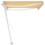Toldo automático LED sensor de viento amarillo blanco 400x300cm de , Toldos - Ref: Foro24-3069553, Precio: 735,96 €, Descuent...