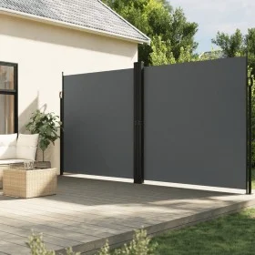 Anthrazitgraue einziehbare Seitenmarkise 200x600 cm von , Sonnenschirme - Ref: Foro24-4004853, Preis: 186,98 €, Rabatt: %