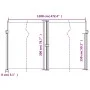 Anthrazitgraue einziehbare Seitenmarkise 200x600 cm von , Sonnenschirme - Ref: Foro24-4004853, Preis: 186,98 €, Rabatt: %