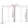 Toldo lateral retráctil gris antracita 200x600 cm de , Sombrillas - Ref: Foro24-4004853, Precio: 194,43 €, Descuento: %