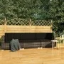 Set de sofás de jardín con cojines 3 pzas ratán sintético gris de vidaXL, Conjuntos de jardín - Ref: Foro24-47266, Precio: 30...