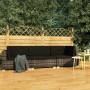 Set de sofás de jardín con cojines 3 pzas ratán sintético gris de vidaXL, Conjuntos de jardín - Ref: Foro24-47266, Precio: 31...