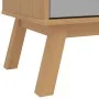 Armario OLDEN madera maciza pino gris y marrón 76,5x53x172 cm de , Armarios roperos - Ref: Foro24-358595, Precio: 245,25 €, D...
