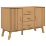 Aparador OLDEN madera maciza de pino marrón 114x43x73,5 cm de , Aparadores - Ref: Foro24-358597, Precio: 183,30 €, Descuento: %