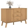 Aparador OLDEN madera maciza de pino marrón 114x43x73,5 cm de , Aparadores - Ref: Foro24-358597, Precio: 183,30 €, Descuento: %
